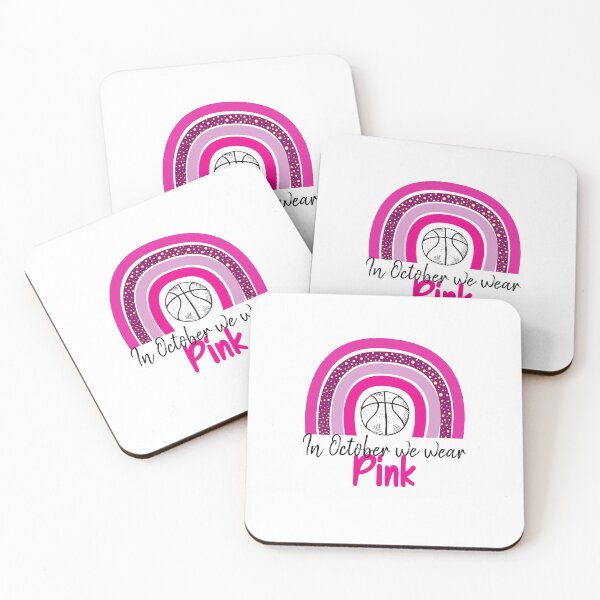 Item preview, In October We Wear Pink Basketball Breast Cancer Awareness designed and sold by BELASKRI STORE.
