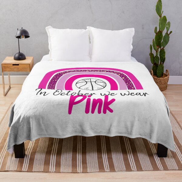 Item preview, In October We Wear Pink Basketball Breast Cancer Awareness designed and sold by BELASKRI STORE.