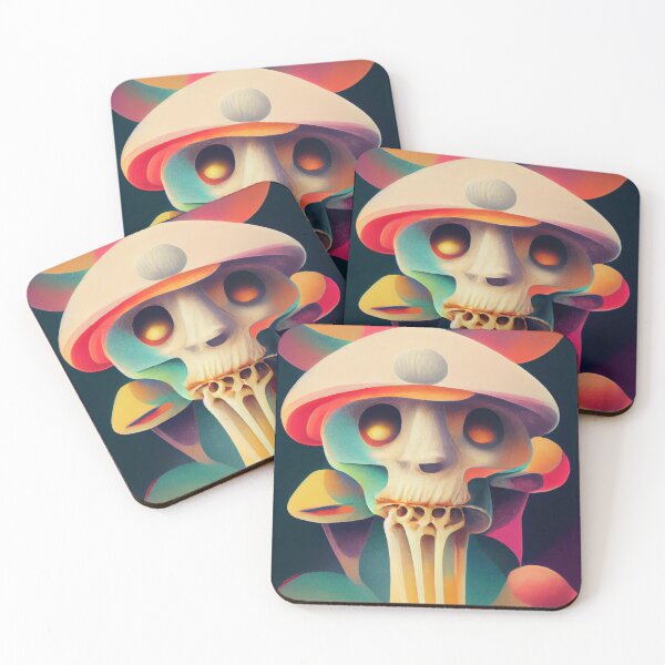 Item preview, Trippy skeleton designed and sold by Tikipukapuka.