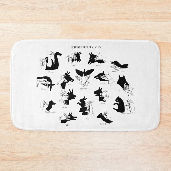 Item preview, Shadow Hand Puppet Animal Poster  designed and sold by Old Soul Vintage .