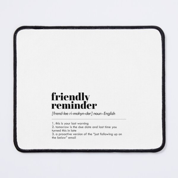 Item preview, Friendly Reminder Word Definition Office Décor Print , Definition of a word , Word of the day designed and sold by IvintageArt.
