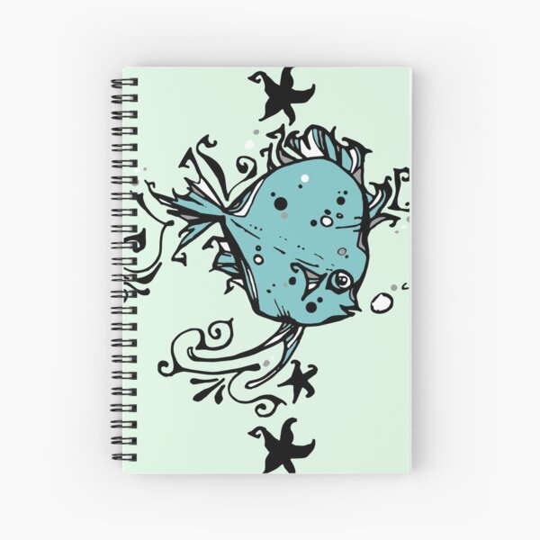 Ditzy Discus Spiral Notebook