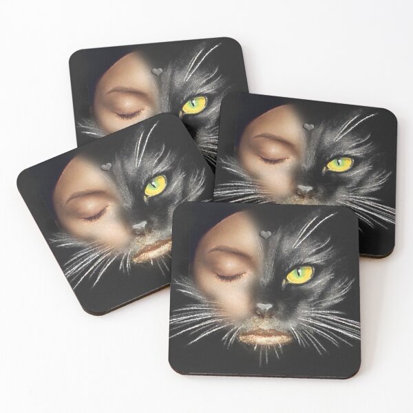 Item preview, Cat Woman , Cat and Woman Face Merge designed and sold by DERYA AKINCI.