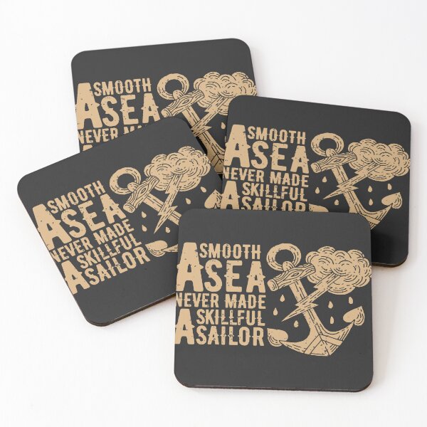 Item preview, A Smooth Sea Never Made A Skillful Sailor  designed and sold by Artistic Prints.