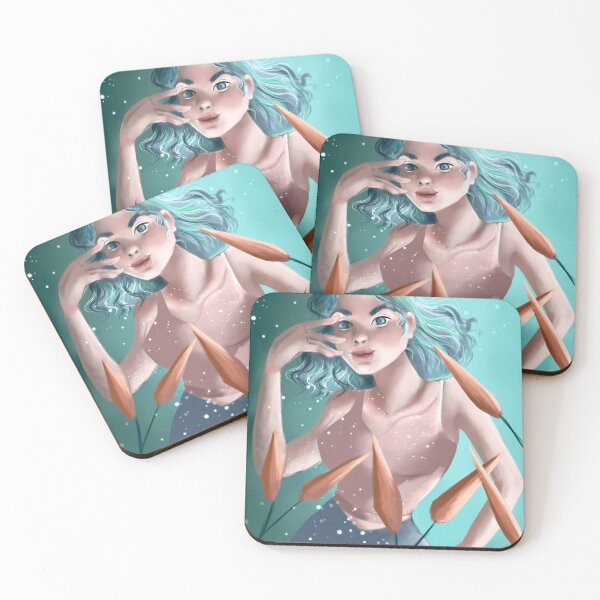 Item preview, blue green trip designed and sold by Nola-Art.