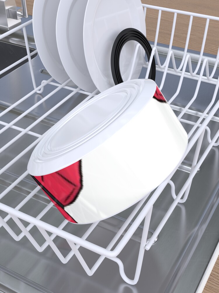 Alternate view of Squid game netflix series mask face soldier Pet Bowl