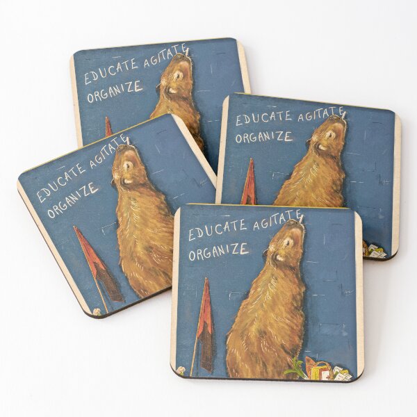 Item preview, Revolutionary capybara designed and sold by Loki Propagandart.