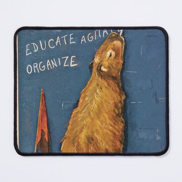 Item preview, Revolutionary capybara designed and sold by Loki Propagandart.