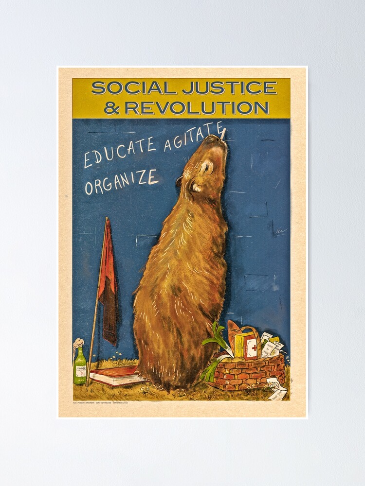 Revolutionary capybara | Poster