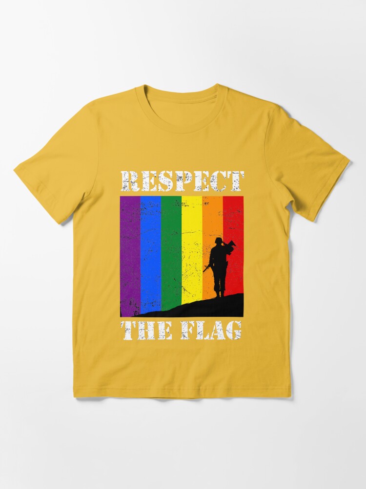 Respect Flag Short Sleeve Tee - Multi Color