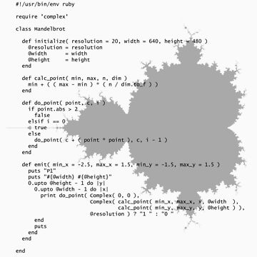Artwork thumbnail, Self-Documenting Mandelbrot by davepearson