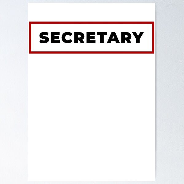 Item preview, Secretary with red frame designed and sold by SVPOD.