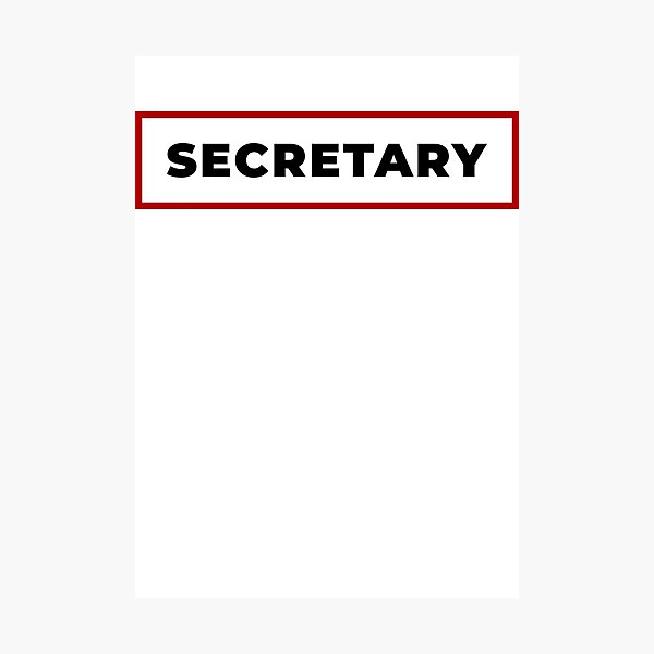 Item preview, Secretary with red frame designed and sold by SVPOD.