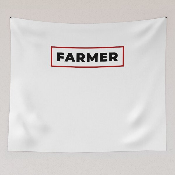 Item preview, Farmer with red frame designed and sold by SVPOD.