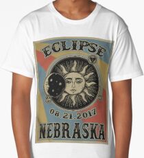 VINTAGE NEBRASKA SOLAR ECLIPSE 2017 SHIRT Long T-Shirt