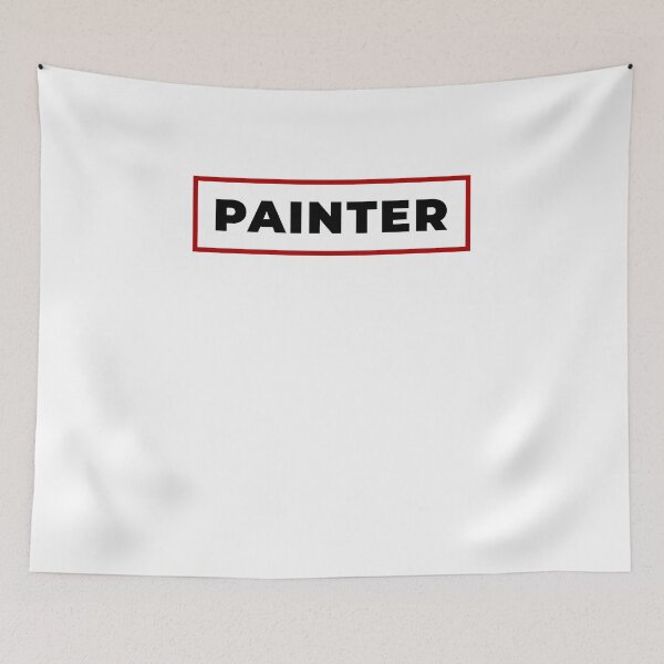 Item preview, Painter with red frame designed and sold by SVPOD.