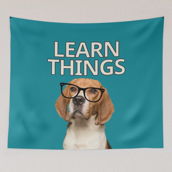 Item preview, Learn Things Beagle Dog designed and sold by FlippinTurtles.