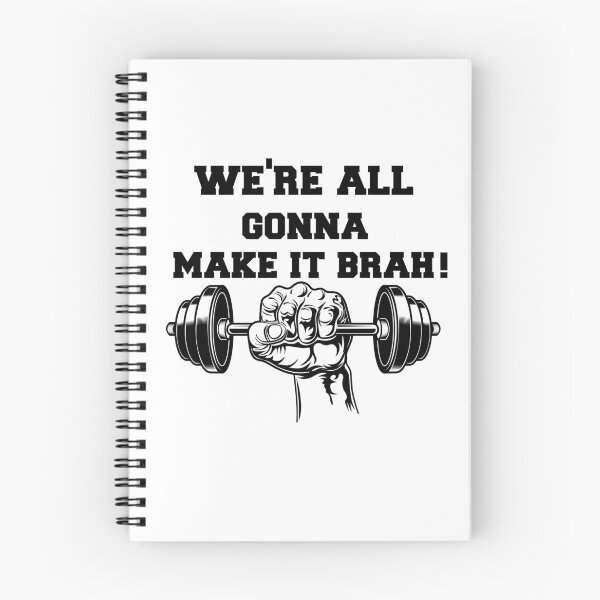 Item preview, Were All Gonna Make It Brah Zyzz Motivation Fuark Mirin designed and sold by youngle.