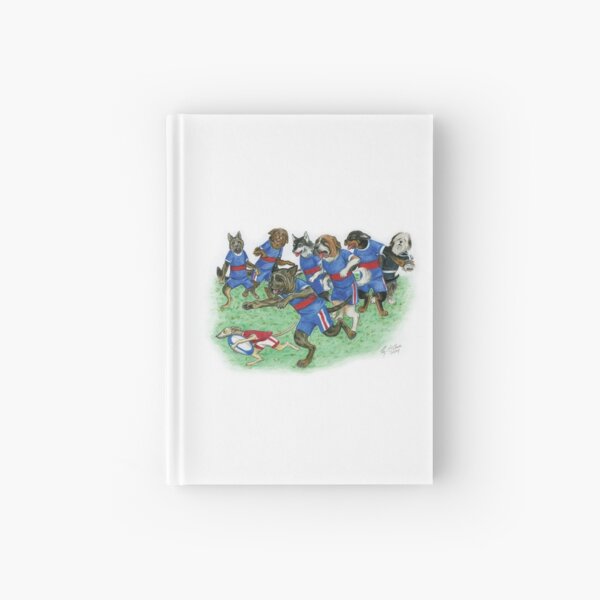 Rugby Dogs Hardcover Journal
