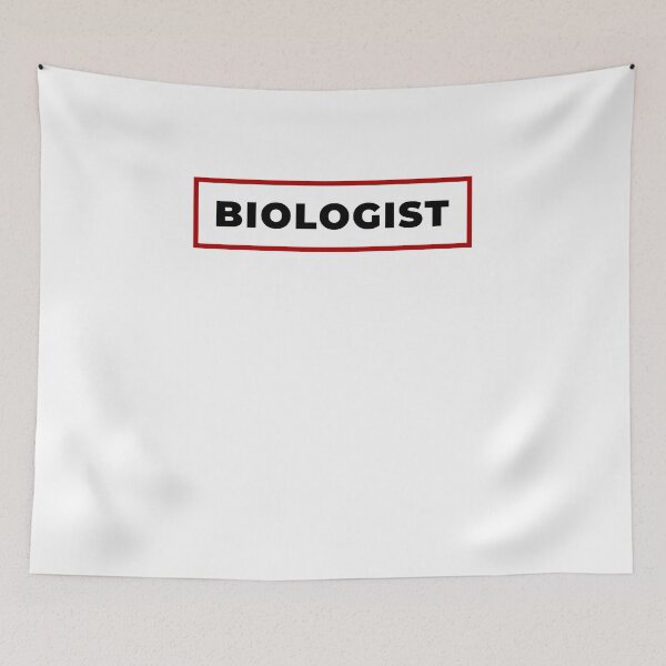 Item preview, Biologist with red frame designed and sold by SVPOD.