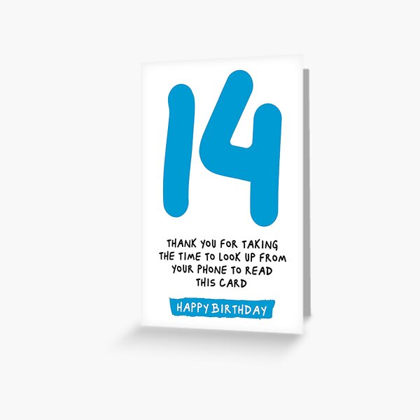 14th-birthday-card-funny-joke-for-14-year-old-greeting-card-for