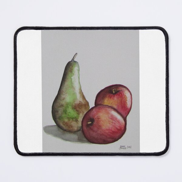 Item preview, Still Life with pear and two apples. Watercolor on 18 x 23cm watercolor paper designed and sold by crowleyronan123.