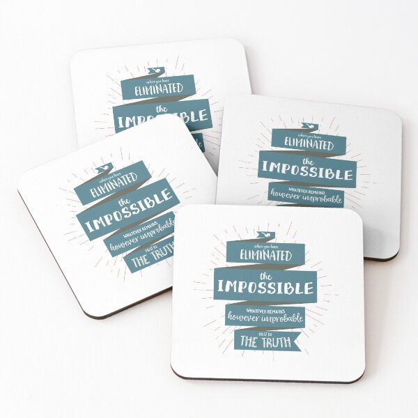 Item preview, The Truth - Sherlock Holmes (blue) designed and sold by BekkaCampbell.