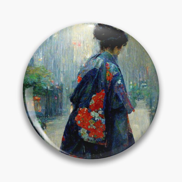Item preview, Japanese girl walking in the rain  designed and sold by Mirochan80.