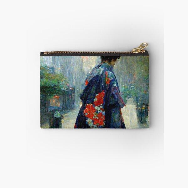 Item preview, Japanese girl walking in the rain  designed and sold by Mirochan80.