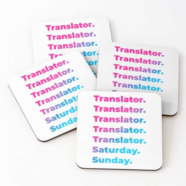 Item preview, Translator work week designed and sold by SVPOD.