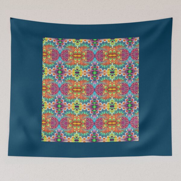 Item preview, red black bright blue abstraction abstract bumper garden seamless colorful repeat pattern Sleeveless  designed and sold by ADashofChic.