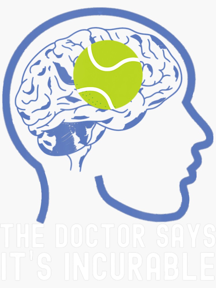 "Tennis Ball Boys Men Girls Kids Humor Gag" Sticker for Sale by enchio