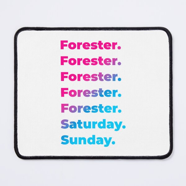 Item preview, Forester work week designed and sold by SVPOD.