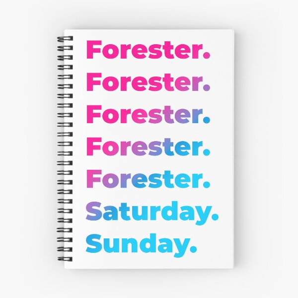 Item preview, Forester work week designed and sold by SVPOD.