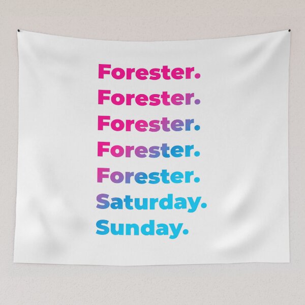 Item preview, Forester work week designed and sold by SVPOD.