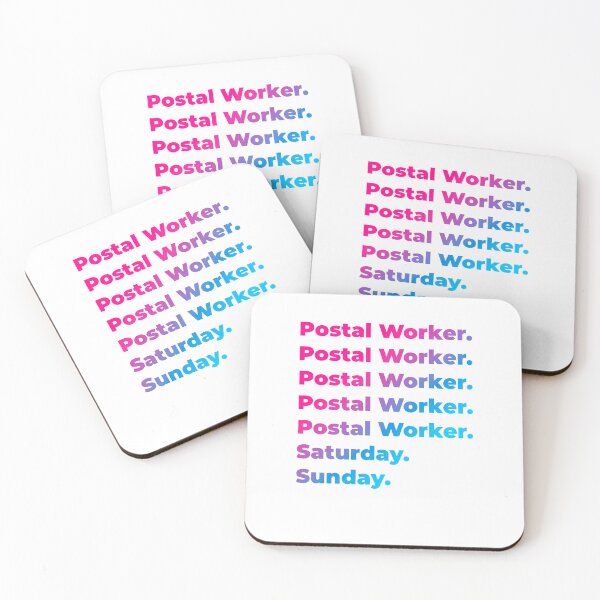 Item preview, Postal Worker work week designed and sold by SVPOD.