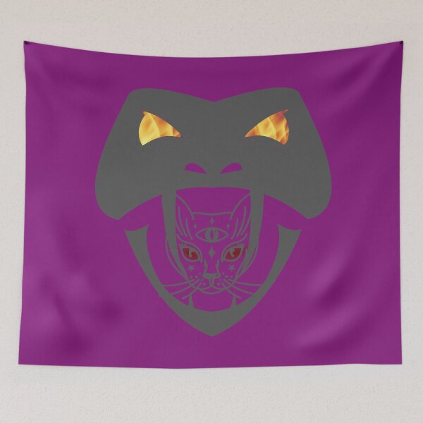 Item preview, CAT HEAD INSIDE SNAKE MOUTH DESIGN BY SAGFABULOUS designed and sold by SagFabulous.