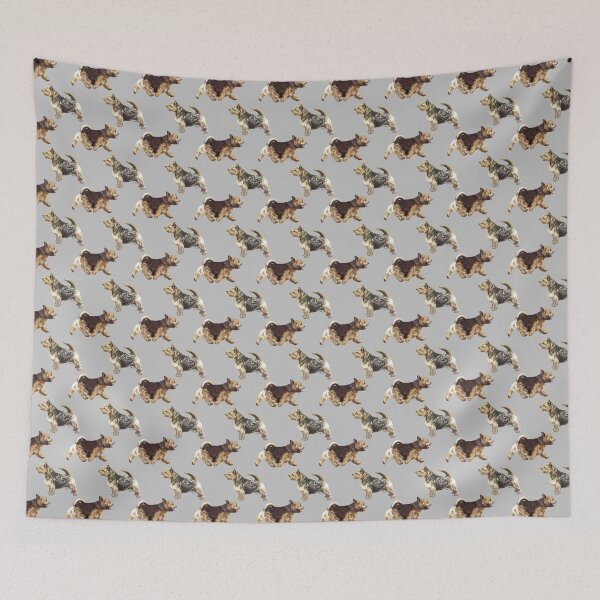 Item preview, Norwich Terrier Repeat Pattern designed and sold by Amber Westwood.