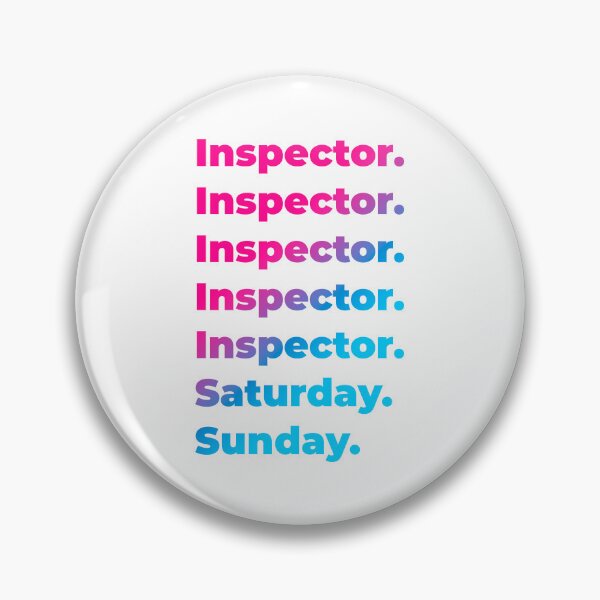 Item preview, Inspector work week designed and sold by SVPOD.