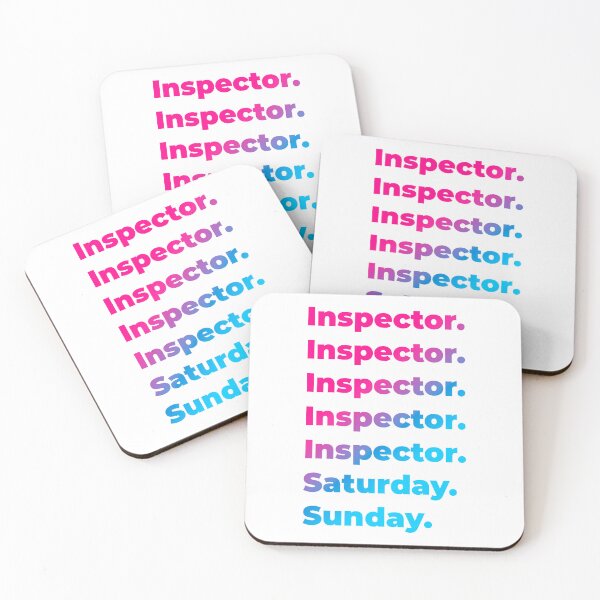 Item preview, Inspector work week designed and sold by SVPOD.