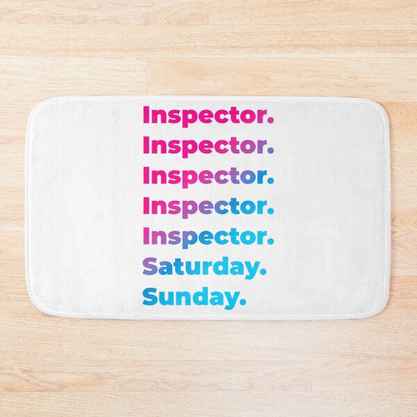 Item preview, Inspector work week designed and sold by SVPOD.