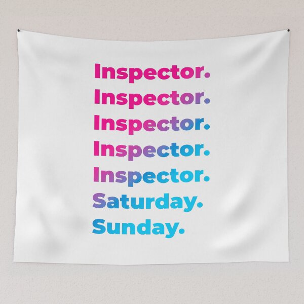 Item preview, Inspector work week designed and sold by SVPOD.