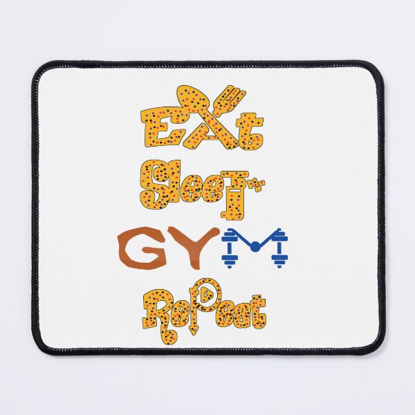 Item preview, Eat sleep gym repeat,  designed and sold by Chakilogy.