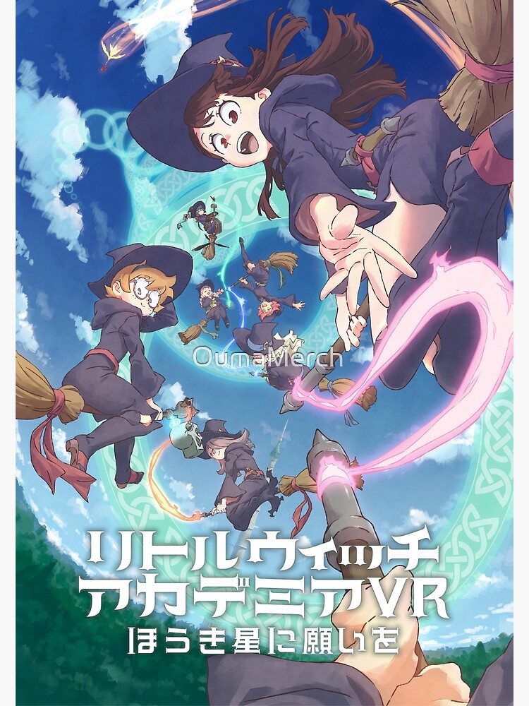 Little Witch Academia MOVIE  Pósteres ilustraciones, Pósteres vintage, Lwa  anime