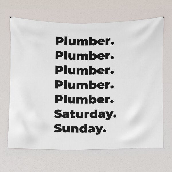 Item preview, Plumber funny workweek designed and sold by SVPOD.