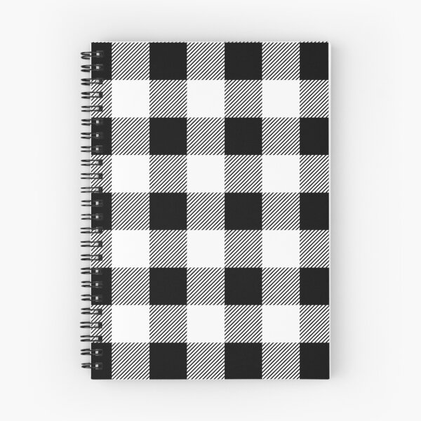 Item preview, Black and White Buffalo Plaid Pattern designed and sold by starrylite.