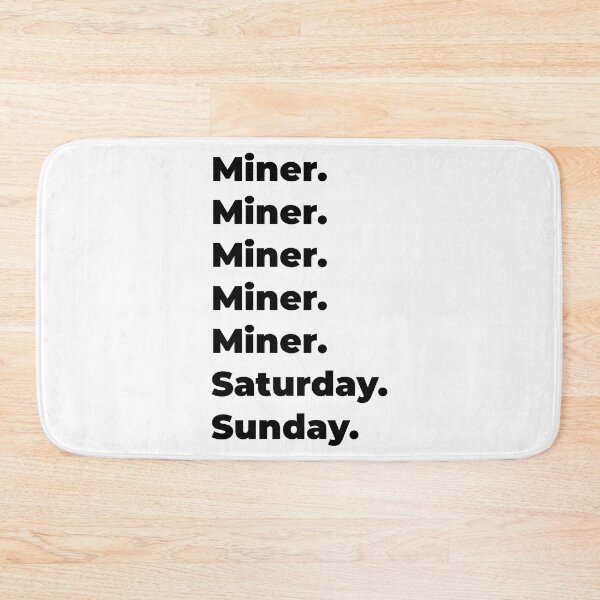 Item preview, Miner funny workweek designed and sold by SVPOD.