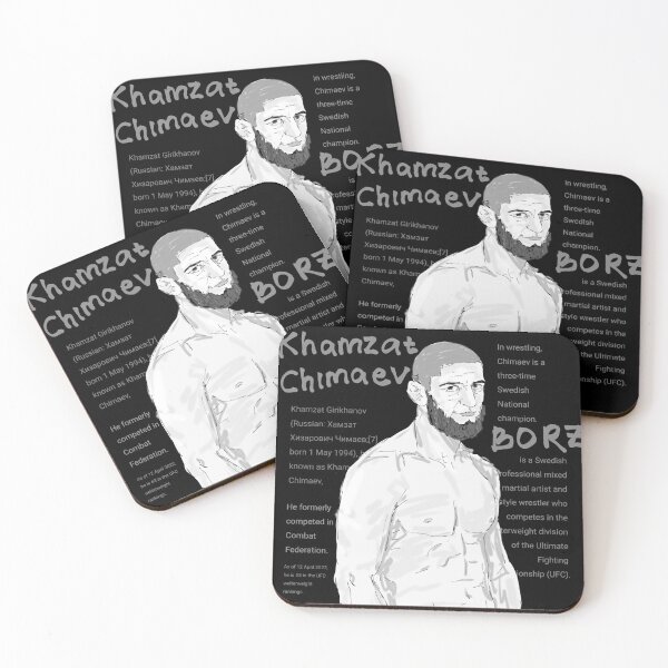 Item preview, Khamzat Chimaev illustration profile designed and sold by KennyLucky.