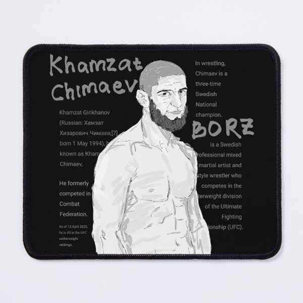 Item preview, Khamzat Chimaev illustration profile designed and sold by KennyLucky.