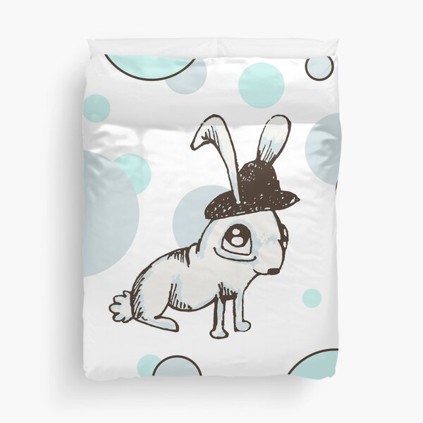1920s Bunny Duvet Cover